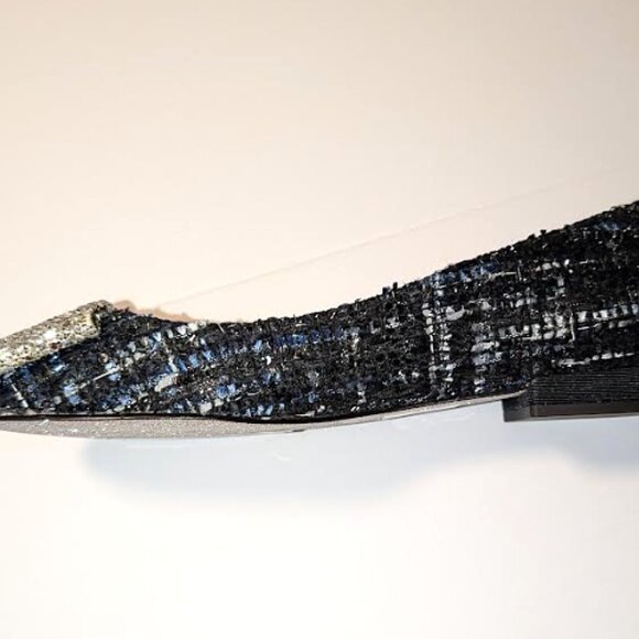 New in Box J Crew Sally Ballet Shoes in Tweed - Picture 4 of 10